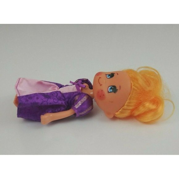 Greenbrier International Fasion Doll 5.5" in Purple Dress - Picture 4 of 7